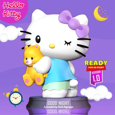 Мягкая игрушка-брелок Hello Kitty (Хелло Китти) купить по цене 349 ₽ в  интернет-магазине KazanExpress
