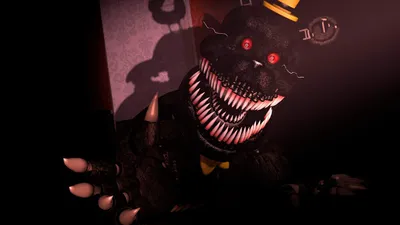 Кошмарный Фредди из пластилина ФНАФ из пластилина Аниматроники Nightmare  Freddy from clay - YouTube