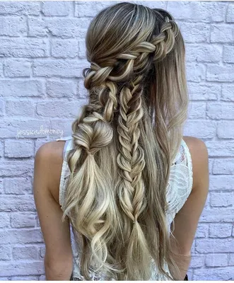 Плетение косы из 5 прядей. 5 Strand Braid (hairstyle for long hair) -  YouTube