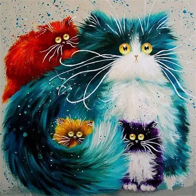 Карандашный рисунок кота» — создано в Шедевруме