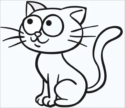милый маленький кот. рисунок карандаша Иллюстрация штока - иллюстрации  насчитывающей кот, меховой: 270963306