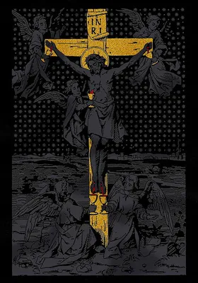 Бесплатный STL файл искусственная витражная техника крест Иисуса Христа  🎨・3D-печатная модель для загрузки・Cults