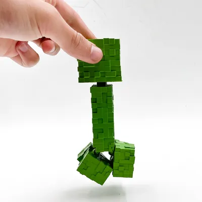 Майнкрафт фигурка-игрушка Крипер подвижная, коллекционная для мальчика -  купить с доставкой по выгодным ценам в интернет-магазине OZON (860995468)