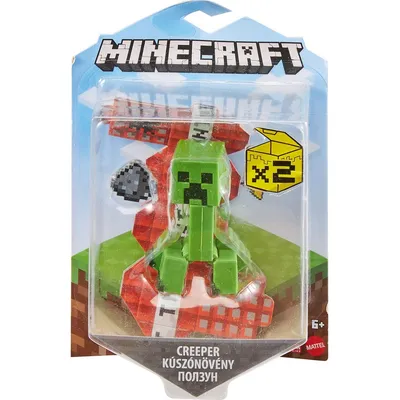 LEGO Конструктор Minecraft Крипер с Оцелотом
