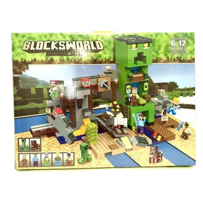 Купить конструктор LEGO Minecraft Засада Крипера 21177, цены на  конструкторы в интернет-магазинах на Мегамаркет