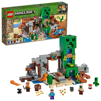 LEGO Minecraft The Skeleton Dungeon Set, 21189 Construction Toy for Kids  with Caves, Mobs and Figures with Crossbow Accessories - Walmart.com