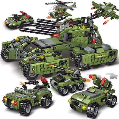 Совместим с конструктором Lego «Вторая мировая война», военный автомобиль,  танк, самолет, грузовик, модель, конструктор «сделай сам», кирпичи, детские  строительные игрушки | AliExpress
