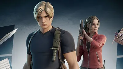 Леон и Клэр из Resident Evil отправились в Fortnite