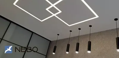 Натяжные потолки со световыми линиями в Туле - цены за 1 м2 | Сфера