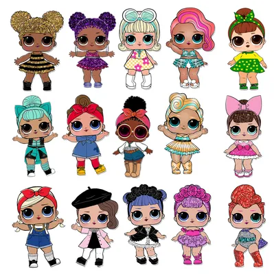 LOL Coloring pages - Lol Dolls for Coloring and Painting
