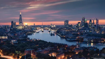Город, лондон, london, высота, мост, река обои для рабочего стола,  картинки, фото, 1920x1200.
