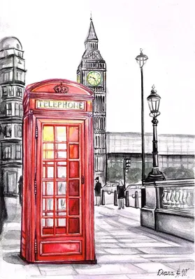 Картинки лондона для срисовки