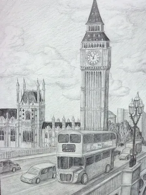 Легкие рисунки лондона (45 фото) » Рисунки для срисовки и не только