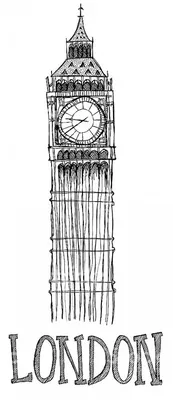 Рисунки Лондона карандашом для срисовки - 49 фото