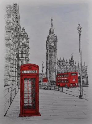 Идеи для срисовки лондон (86 фото) » идеи рисунков для срисовки и картинки  в стиле арт - АРТ.КАРТИНКОФ.КЛАБ