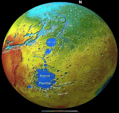 ESA показало, как выглядел древний Марс