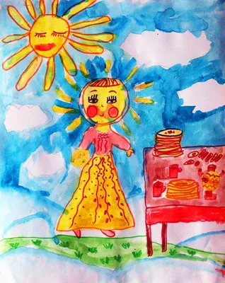 Рисунок чучела на масленицу детский (47 фото) » рисунки для срисовки на  Газ-квас.ком