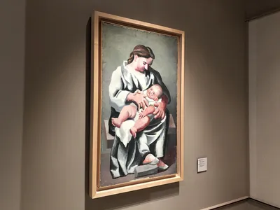 Картина «Мать и дитя» Бумага, Карандаш 2017 г.