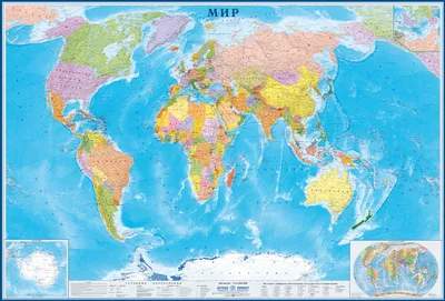 Политическая интерактивная карта мира с ламинацией 1:15,5М КН084 купить  карты мира. В магазине GLOBEN-SHOP.