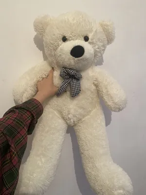 Мягкая игрушка мишка Тедди, для подарка, серый медведь, для девушки, для  ребенка купить по низким ценам в интернет-магазине Uzum (814836)