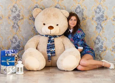 девушка, сидящая на диване, обнимающийся плюшевый медведь Стоковое  Изображение - изображение насчитывающей персона, красивейшее: 230476085