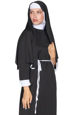 карнавальный костюм монашки на хэллоуин женский косплей Батик 15965292  купить за 565 100 сум в интернет-магазине Wildberries