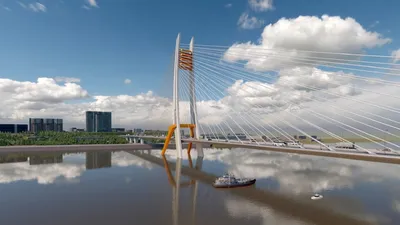 Высокогорский мост заасфальтирован и выходит на испытания