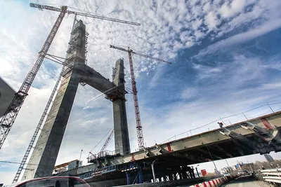 Появилось видео момента обрушения моста в Луге Ленинградской области -  Газета.Ru | Новости