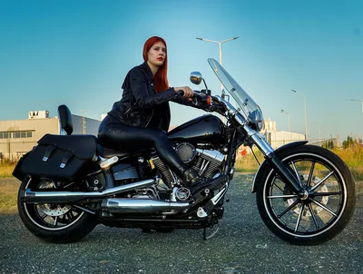 Мотоцикл с девушкой - 43 фото