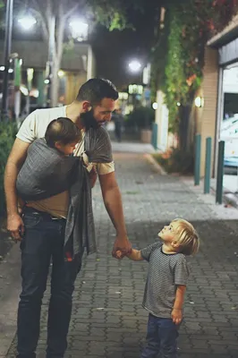 20 фотографий о том, что мужчина с детьми — это круто / AdMe