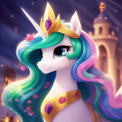 Принцесса Селестия My Little Pony Принцесса Luna Twilight Sparkle, Мой  маленький пони, лошадь, пурпурный png | PNGEgg