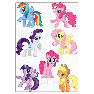 My Little Pony Classic 4\" Collectible 40th Anniversary Ponies - Schylling