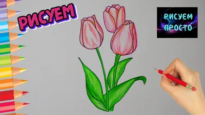 Плакат с элементами декора \"8 Марта\", тюльпаны купить за 34 рублей -  Podarki-Market