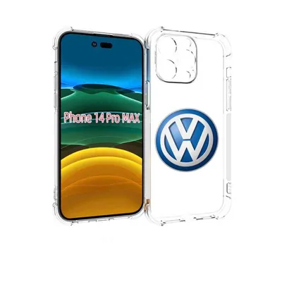 Чехол-бампер с рисунком volkswagen мужской для iPhone 14 Pro Max,  противоударный, силиконовый, с выступами и усиленными углами для защиты  камеры - купить с доставкой по выгодным ценам в интернет-магазине OZON  (737731219)