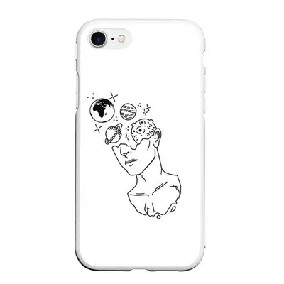 Чехол для iPhone 7/8 матовый мужчина и планеты ❤ — купить по выгодной цене  на «Все Футболки.Ру» | Принт — 2688287 в Рязани