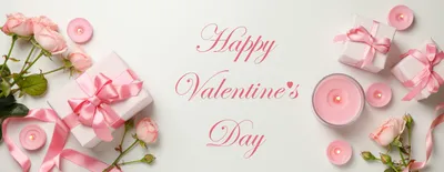 Обои день святого валентина, мишка, сидит, подарки, сердца, банты картинки  на рабочий стол, фото скачать бесплатно