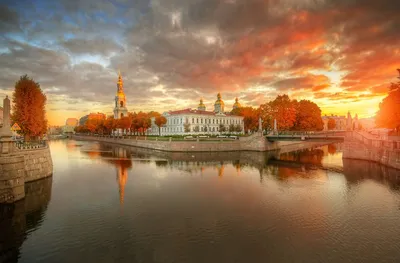 Обои на рабочий стол Октябрь в Санкт-Петербурге. Фотограф Гордеев Эдуард,  обои для рабочего стола, скачать обои, обои бесплатно