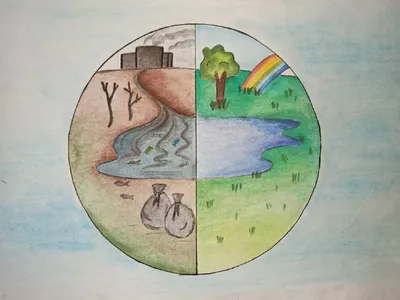 Постер на экологическую тему | Экологический дизайн, Плакат, Экология