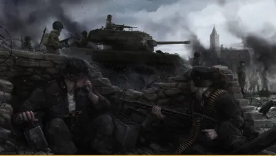 Картины и иллюстрации на тему Второй Мировой - История - Военная история,  оружие, старые и военные карты