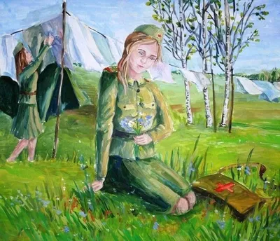 170 рисунков на военную тему