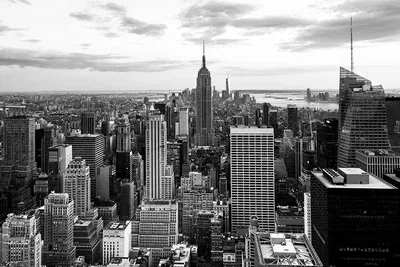 Картинки Нью Йорка черно белые фотографии