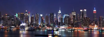 Картинки ночной город Нью Йорк