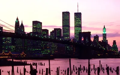 Фотообои бумажные ночной город Нью-Йорк на реке, 16 листов, 196х280см  (ID#120421424), цена: 232 ₴, купить на Prom.ua
