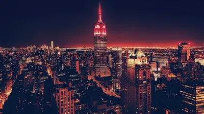 Завораживающие панорамы ночного Нью-Йорка | GQ Россия