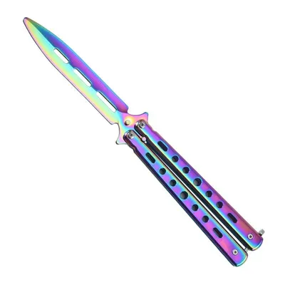 Нож бабочка обманка балисонг складной нож тренировочный пластиковый в  ассортименте (id 88840635), купить в Казахстане, цена на Satu.kz