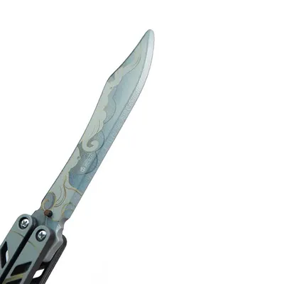 Нож-бабочка 115мм - Чертежи, 3D Модели, Проекты, Холодное оружие