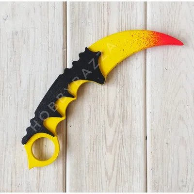 Игрушечный нож керамбит, CS GO, STANDOFF купить по низким ценам в  интернет-магазине Uzum (510855)