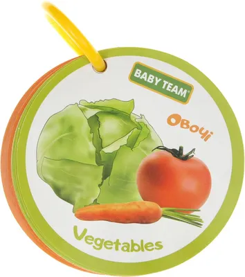 Игрушка-книжка \"Фрукты-овощи\" - Baby Team - купить по выгодной цене с  доставкой | Panama.ua