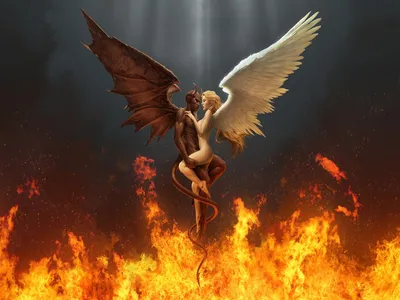 Падший ангел. девушка, падший ангел…» — создано в Шедевруме