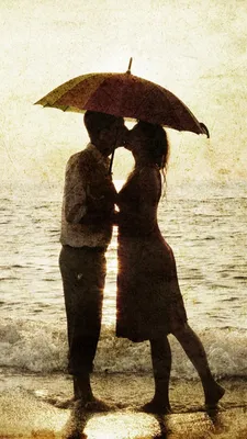 Картинки пара, парень, девушка, берег, песок, валуны, любовь - обои  1920x1080, картинка №216490